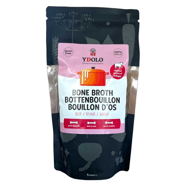 YDOLO Knochenbrühe Rind - Nahrungszusatz für den Hund
