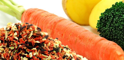 Flocken zum Fleisch für Hunde