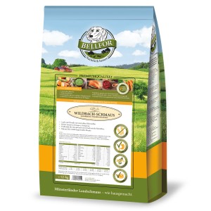 Bellfor Hundefutter - Wildbach-Schmaus Trockenfutter Bellfor Hundefutter - Wildbach-Schmaus Trockenfutter