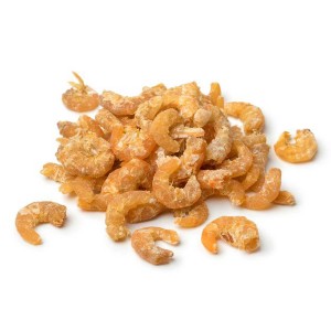 Getrocknete geschälte Garnelen - Trockenbarf für Hunde Getrocknete geschälte Garnelen - Trockenbarf für Hunde