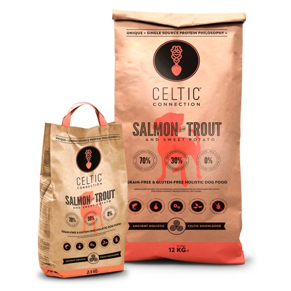 Celtic Connection Lachs mit Forelle & Süsskartoffeln - Trockenfutter als Hundefutter
