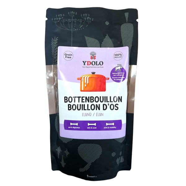 YDOLO Knochenbrühe Elch - Nahrungszusatz für den Hund