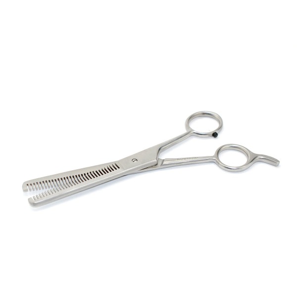 Effilierschere für Hunde mit beidseitiger Zahnung