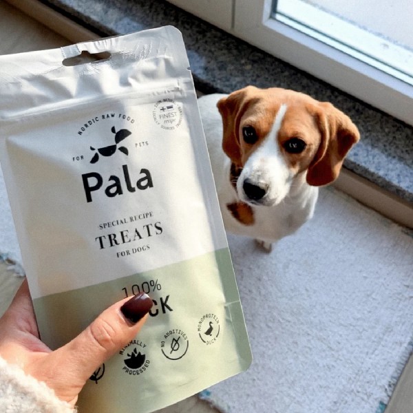 Pala Treats 100% Duck / Ente 100g Packung - Leckerlis
