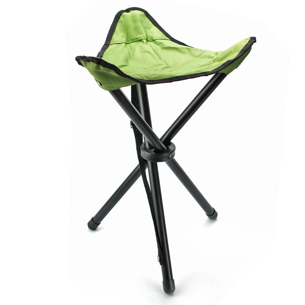 Dreibein Falthocker (aufgestellt)