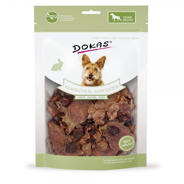 Hundesnack Kaninchen-Innereien - Dokas Hundeleckerlis