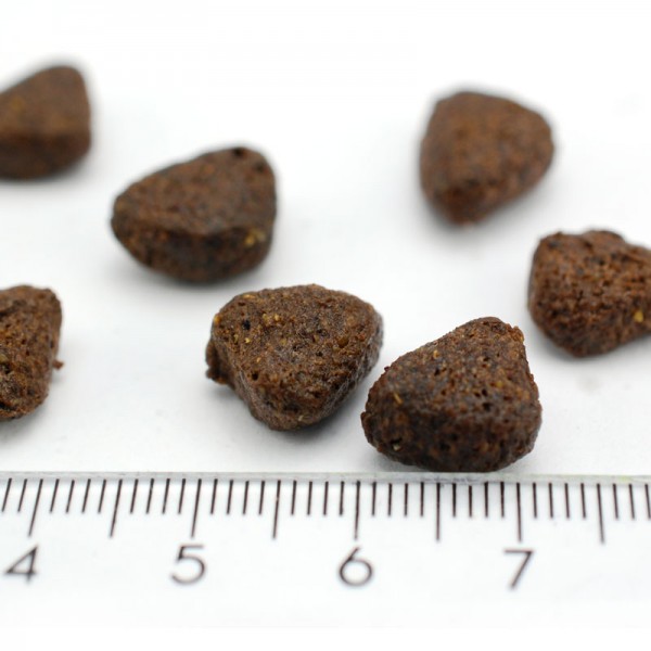 Farrado Kaninchen mit Kartoffeln und Früchten - Trockenfutter als Hundefutter (Pelletdetail)