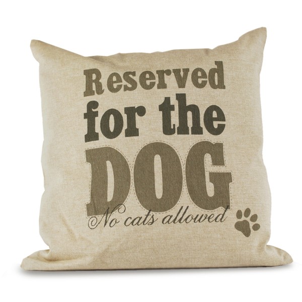 Kissen "Reserviert für den Hund" Hundekissen