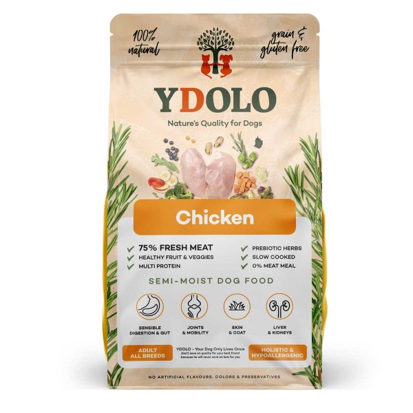 YDOLO Huhn - Trockenfutter als Hundefutter