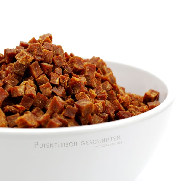 Putenfleisch geschnitten - Trockenbarf für Hunde