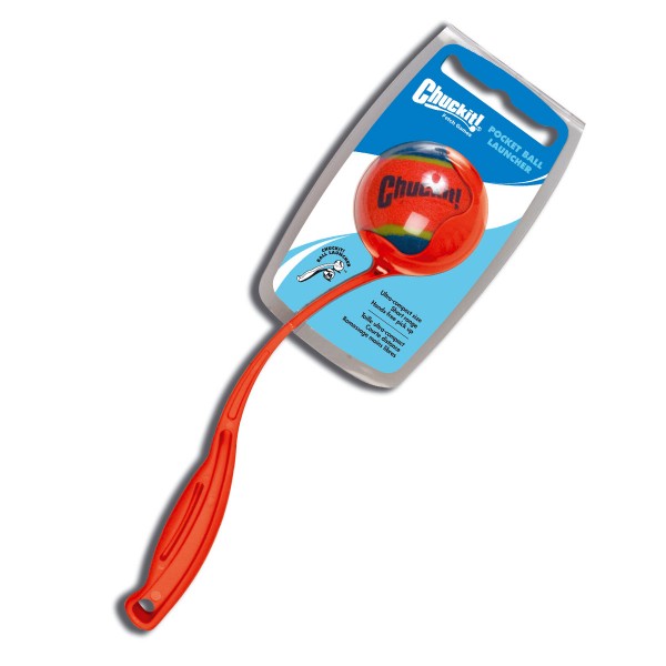 Chuckit! Ballschleuder Pocket - Hundespielzeug für weite Würfe