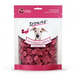 Dokas Entenbrust-Würfel m. Kichererbsen, Rote Beete & Kokosöl