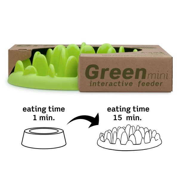 Northmate Futternapf green mini - für längere Fütterungszeiten