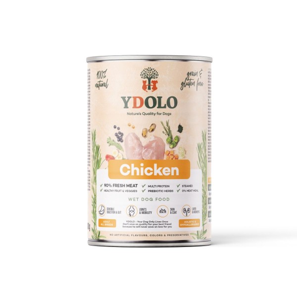 YDOLO Hühnchen - Nassfutter als Hundefutter