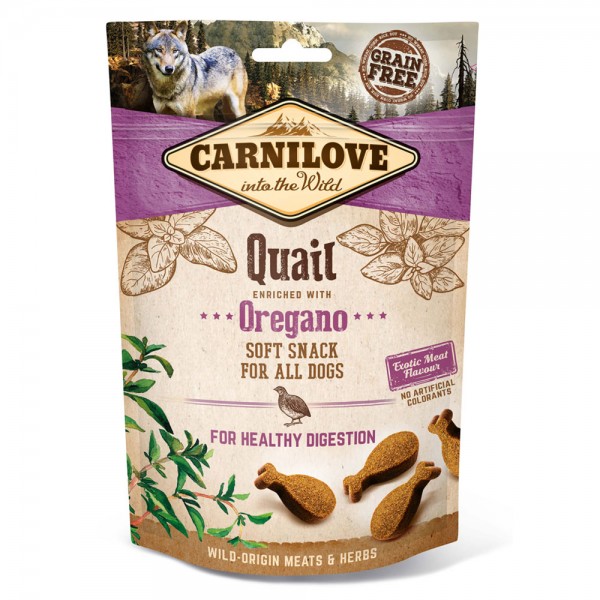Carnilove SOFT Snack - Wachtel mit Oregano (Quail with Oregano) - Trainingsleckerlis