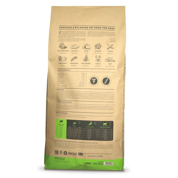 Celtic Connection Lamm mit Ziege & Süsskartoffeln - (Gebinde-Rückseite)