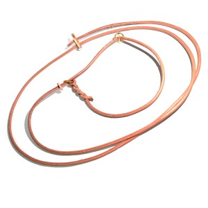 Handgefertigte Umhänge-Moxonleine aus Leder