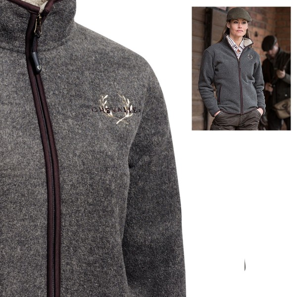 Chevalier Damenjacke - Mainstone fleece Cardigan - Fleecejacke (Detail)