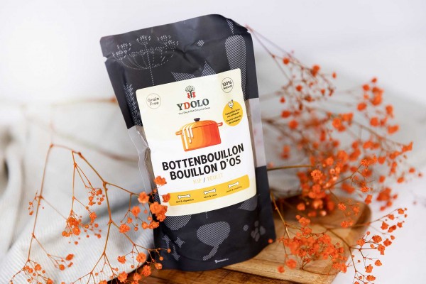 YDOLO Knochenbrühe Huhn für Hunde. Lecker, gesund und kraftvoll!