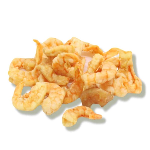 Getrocknete geschälte Garnelen - Trockenbarf und Leckerli für Hunde