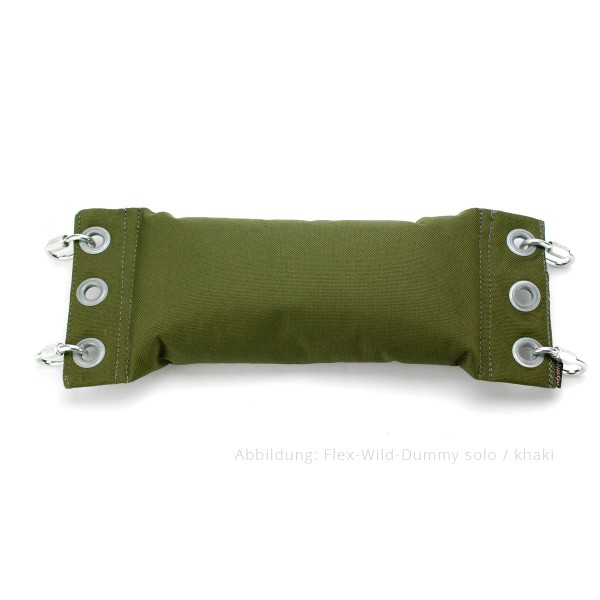 Flexibler Wild-Dummy für Hunde ohne Fell - khaki