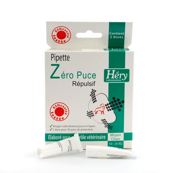 Zero Puce Zeckenmittel für mittelgroße Hunde