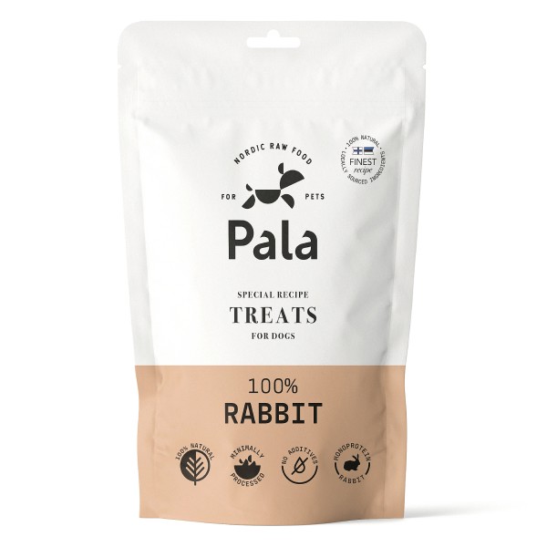 Pala Treats 100% Rabbit / Kaninchen 100g Packung