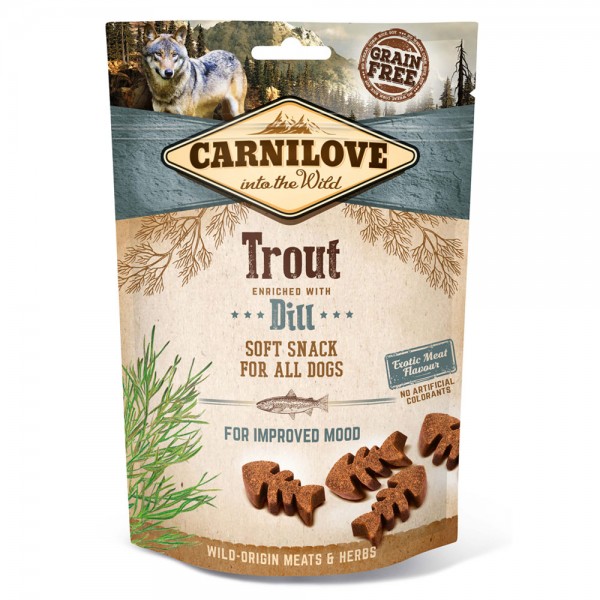 Carnilove SOFT Snack - Forelle mit Dill (Trout with Dill) - Trainingsleckerlis
