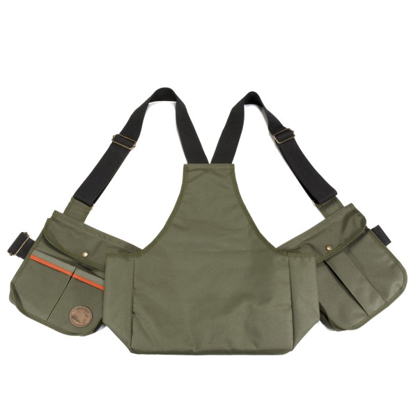 Mystique Dummyweste Gundog khaki-orange - Rückansicht
