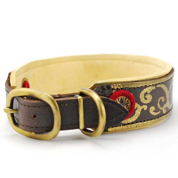JagdART Hundehalsband - Barockluis bemalt (Bild 2)