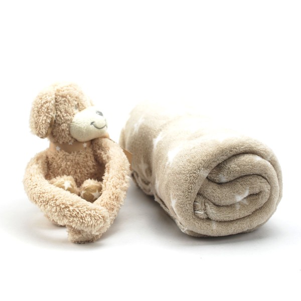 Kuscheldecke Hundedecke "Traumhund" (Hund abgenommen)