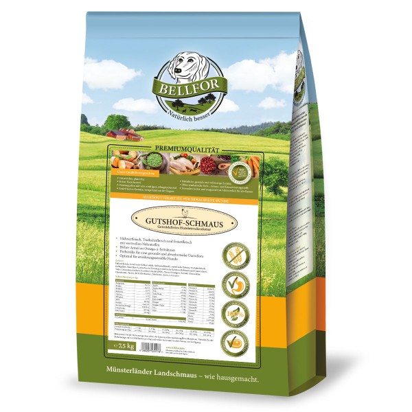 Bellfor Hundefutter - Gutshof-Schmaus Trockenfutter