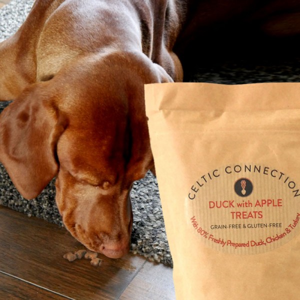 Celtic Connection Ente mit Apfel Treats - darauf stehen Hunde!