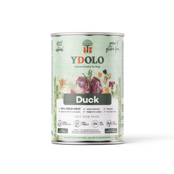 YDOLO Ente - Nassfutter als Hundefutter