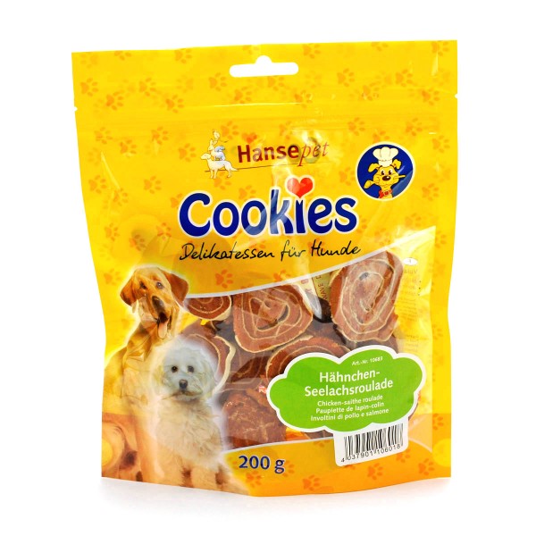 Dog Cookies Seelachs-Roulade Pkg. - Trainingsleckerli für Hunde