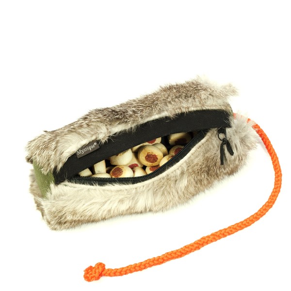 Snackdummy Speed mit Fell - Felldummy befüllt